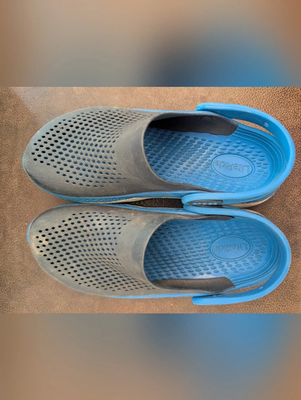 Kid's Crocs LiteRide — Navy And Blue Size J5
